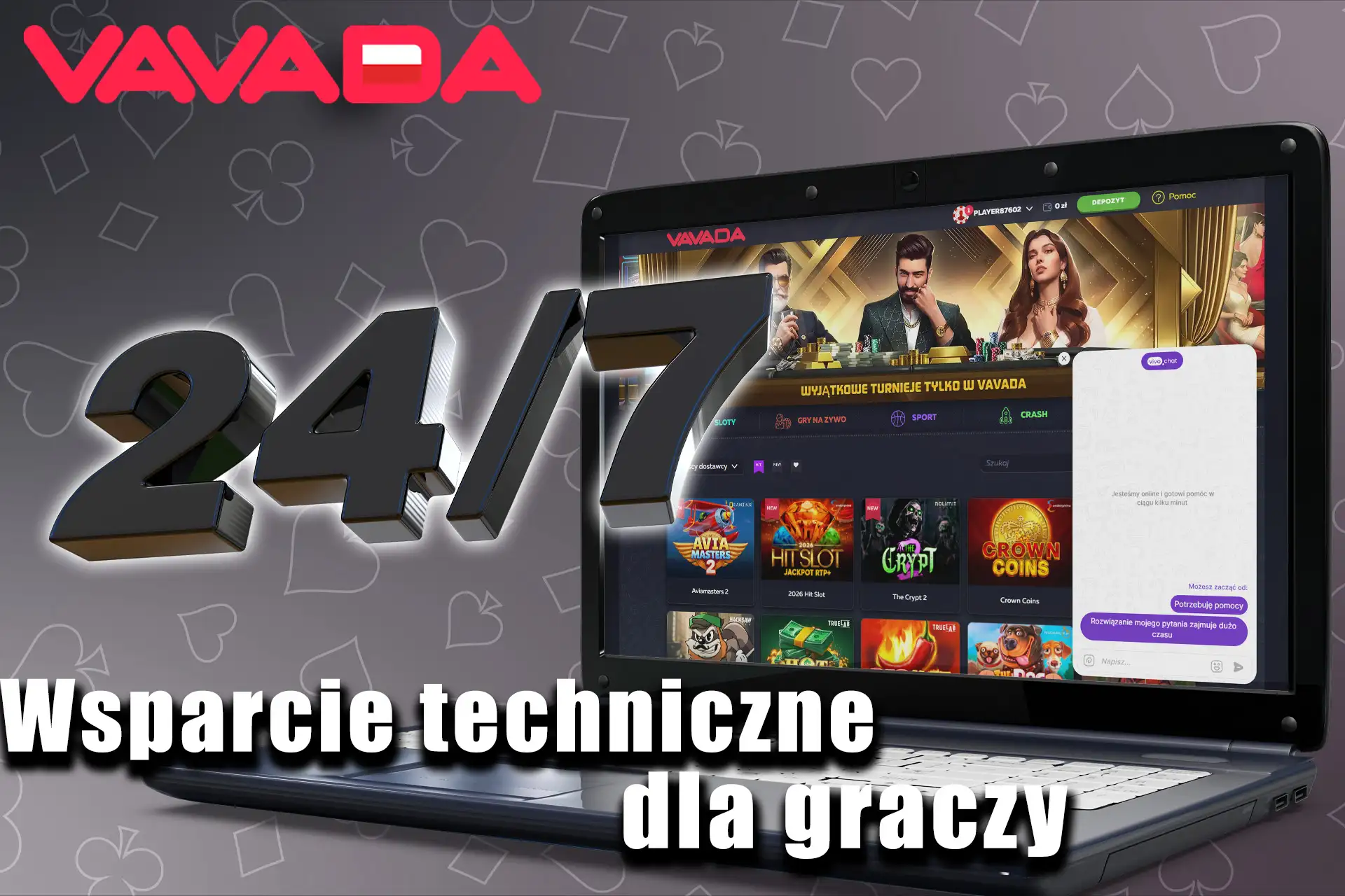 Kasyno oferuje kompleksowe wsparcie dla graczy z Polski.